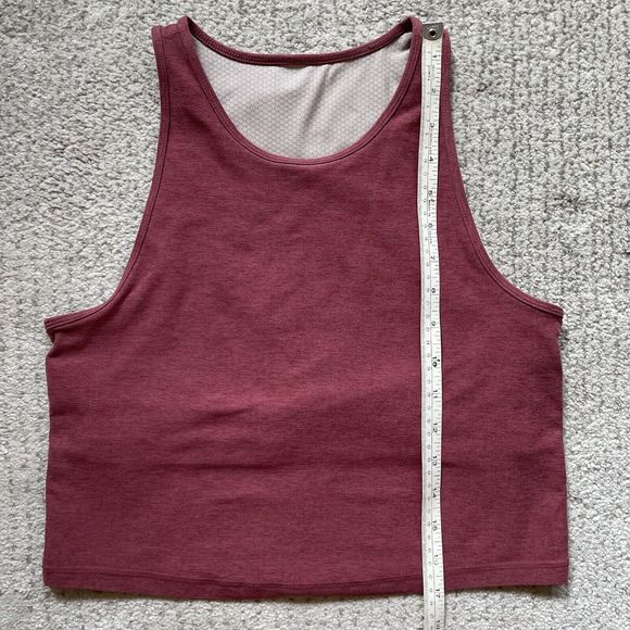 Vuori Large Elevation Red Pylo Tank Built-in Shelf Bra - Picture 3 of 6